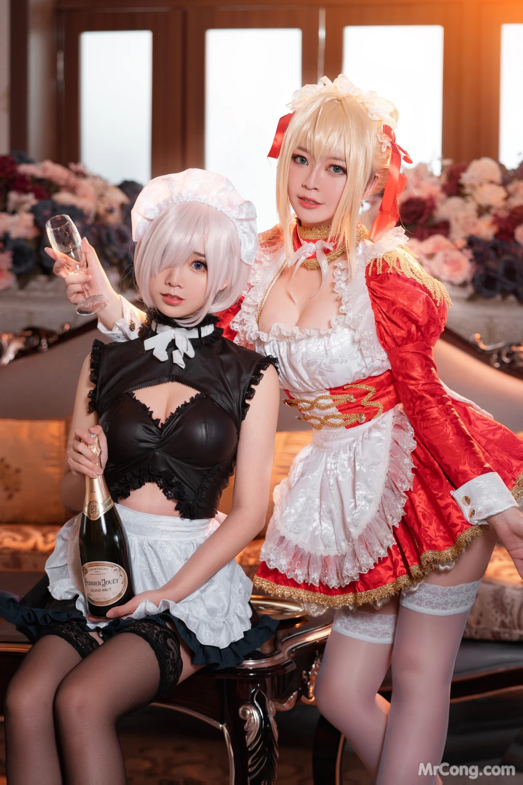 Coser@面饼仙儿 No.071_ Claudius x Kyrielight Maid – 半半子X面饼仙儿