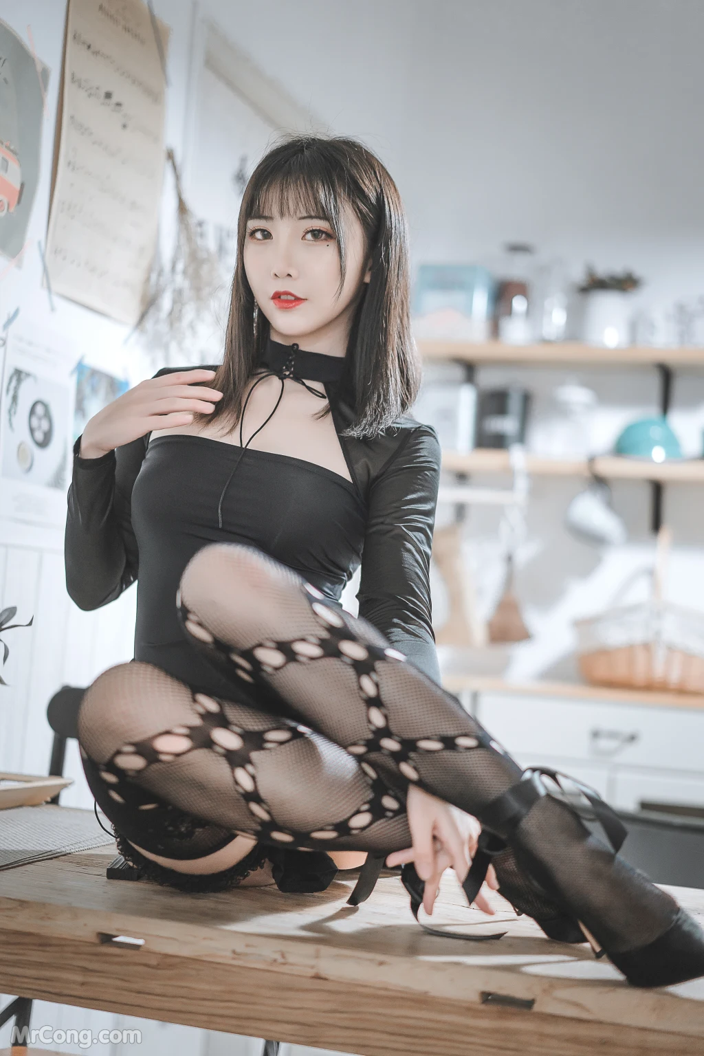 Coser@面饼仙儿 No.075_ 黑蛇袜