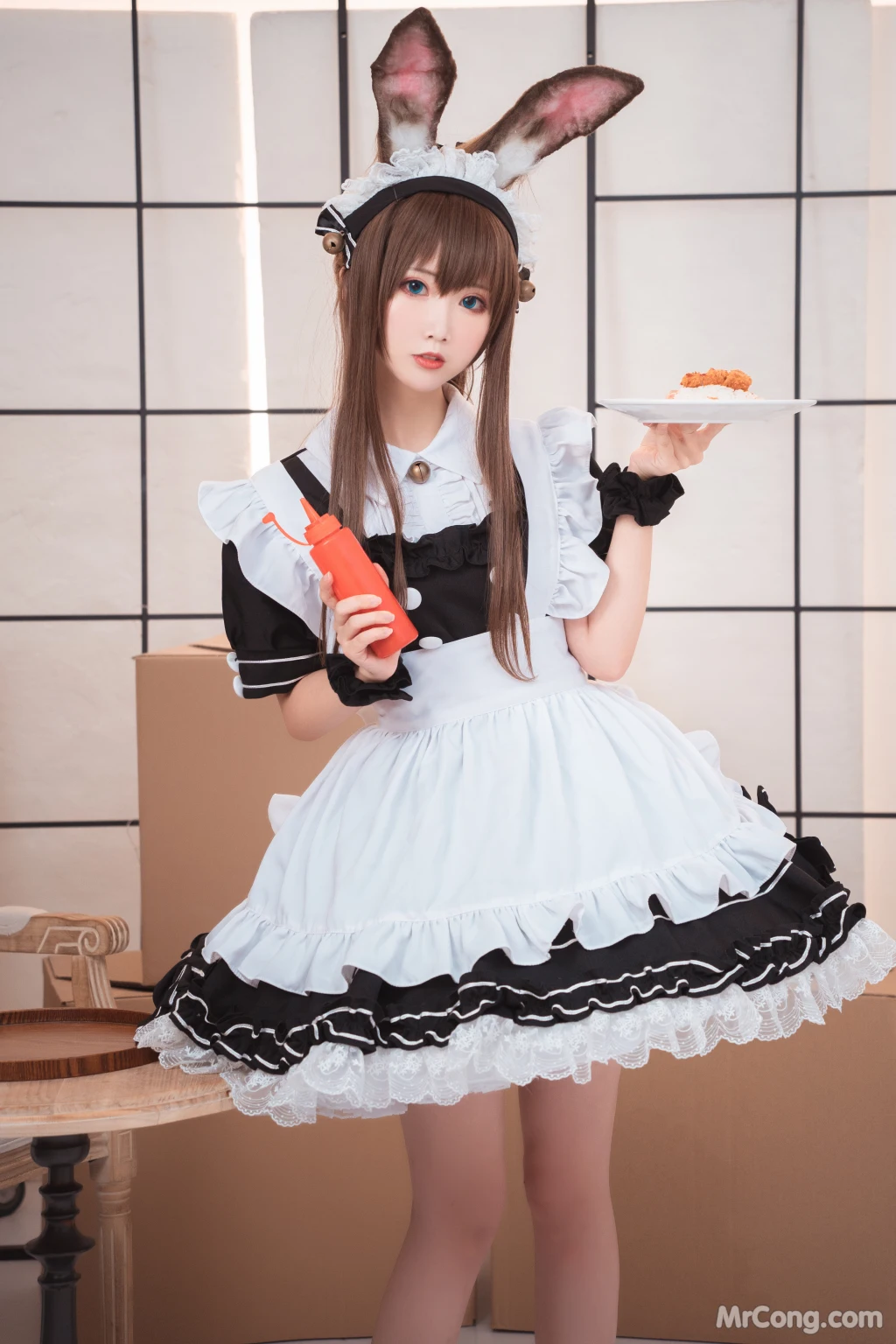 Coser@面饼仙儿 No.078_ 阿米驴女仆