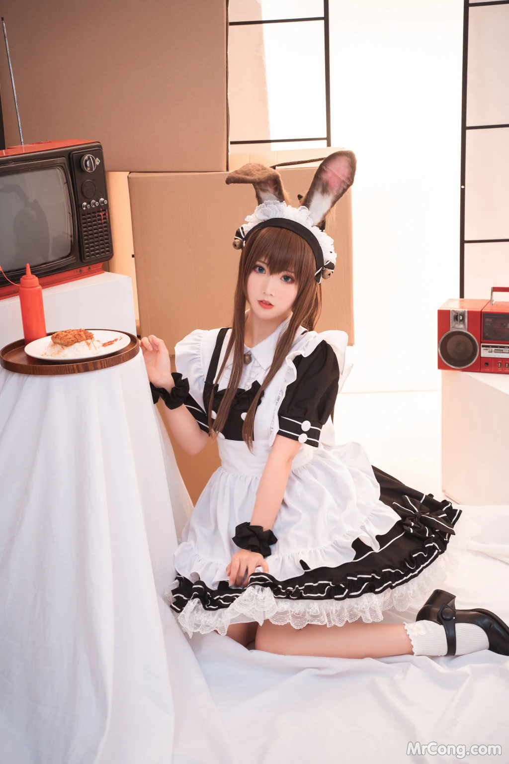 Coser@面饼仙儿 No.078_ 阿米驴女仆