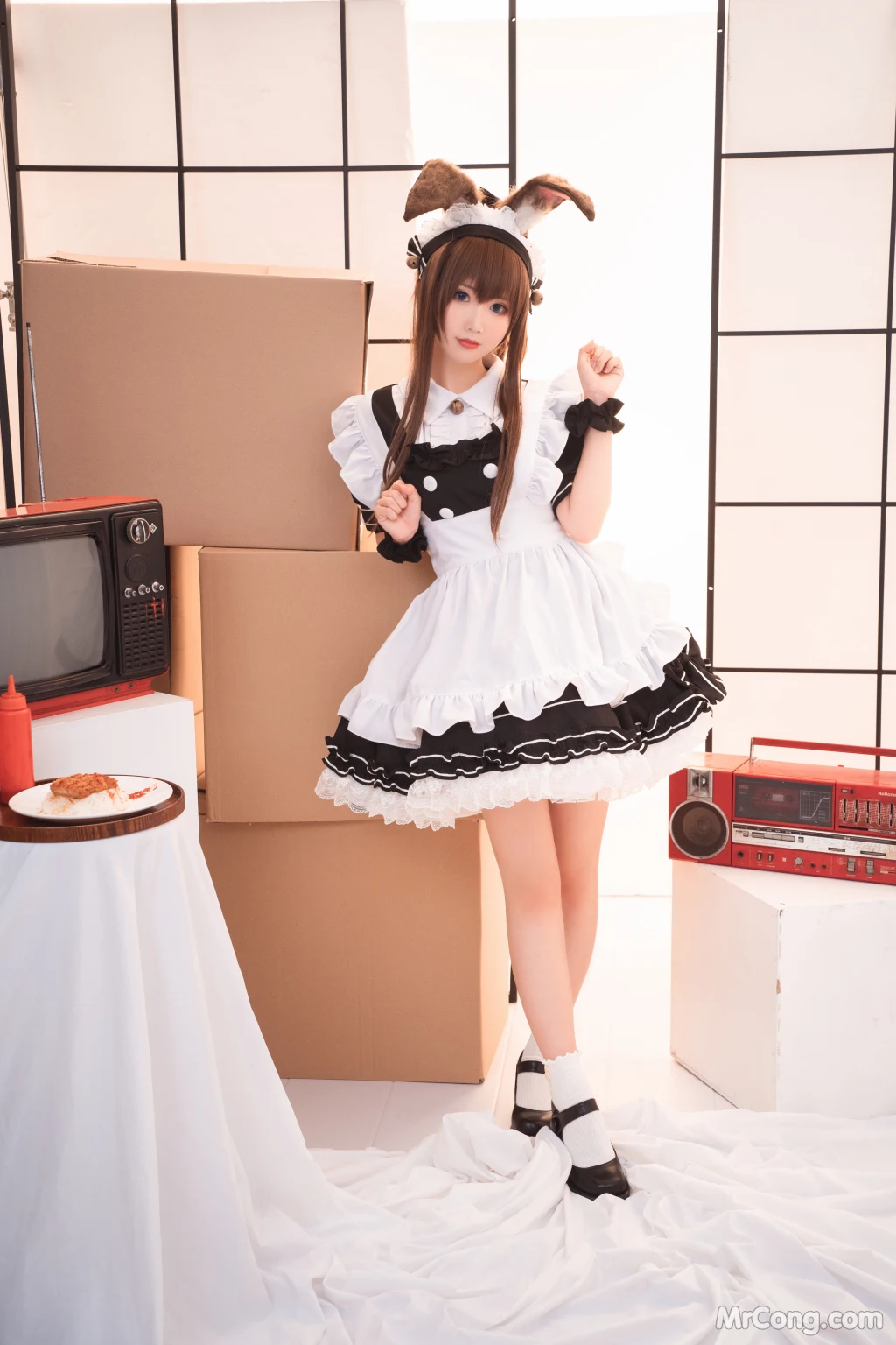 Coser@面饼仙儿 No.078_ 阿米驴女仆