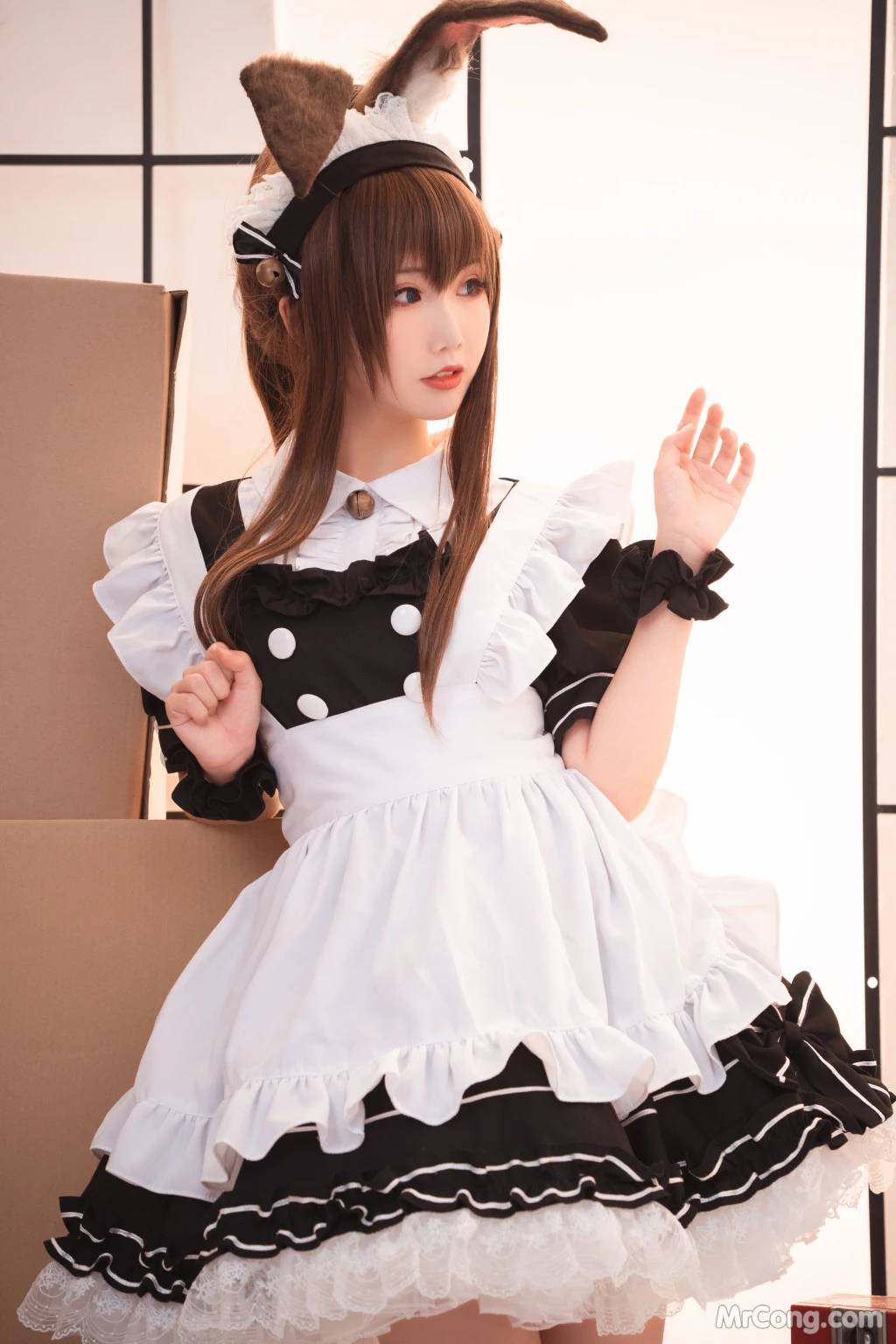 Coser@面饼仙儿 No.078_ 阿米驴女仆