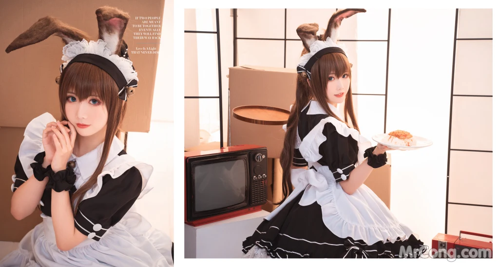 Coser@面饼仙儿 No.078_ 阿米驴女仆