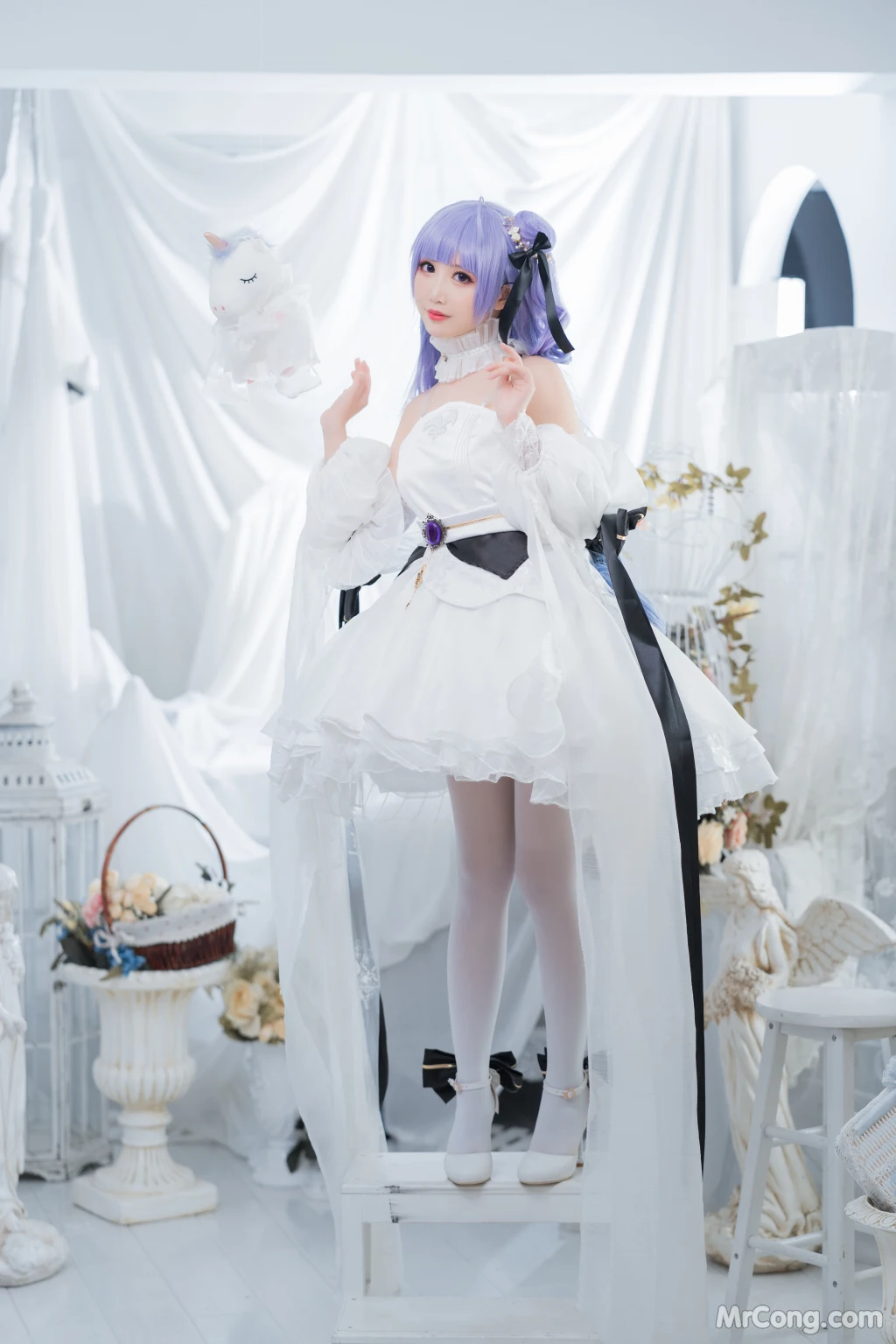 Coser@面饼仙儿 No.087_ 独角兽婚纱