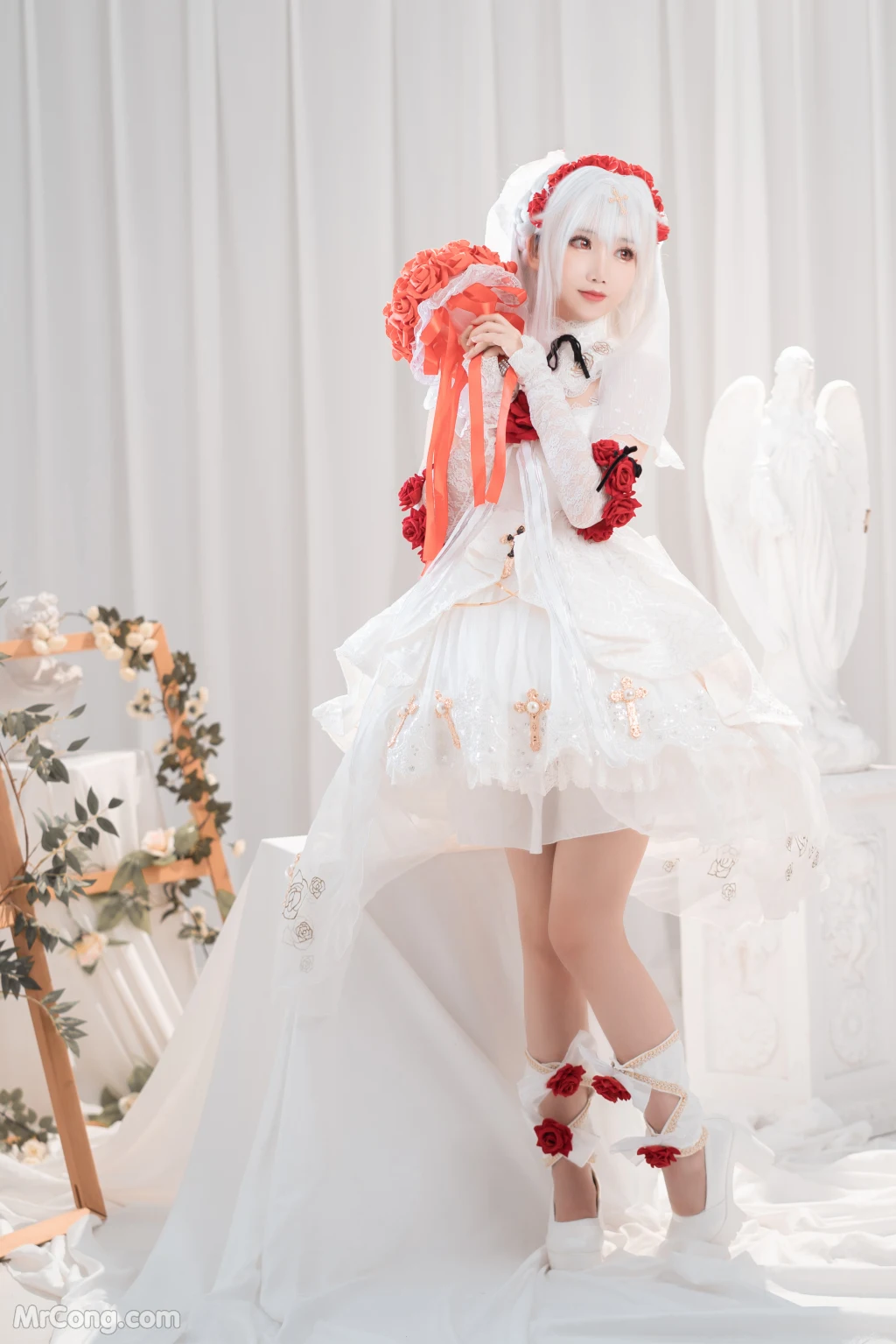 Coser@面饼仙儿 No.089_ 德丽莎婚纱