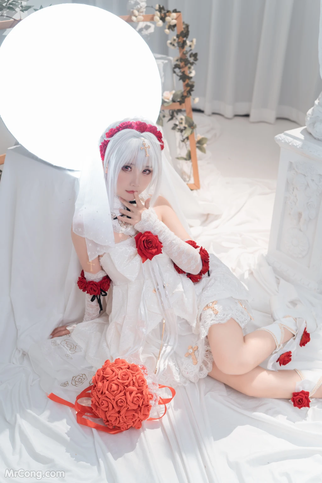 Coser@面饼仙儿 No.089_ 德丽莎婚纱