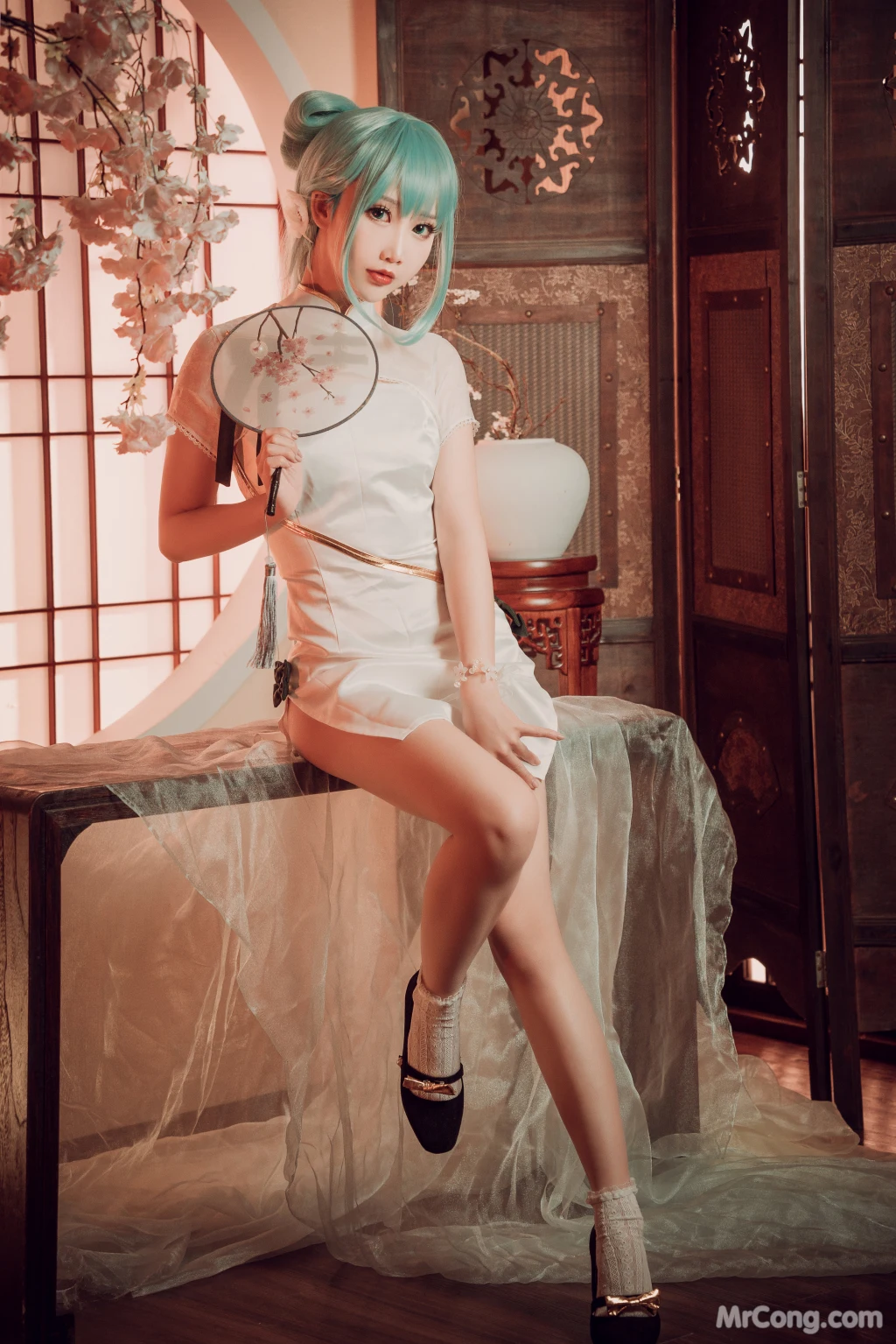 Coser@面饼仙儿 No.096_ 初音旗袍