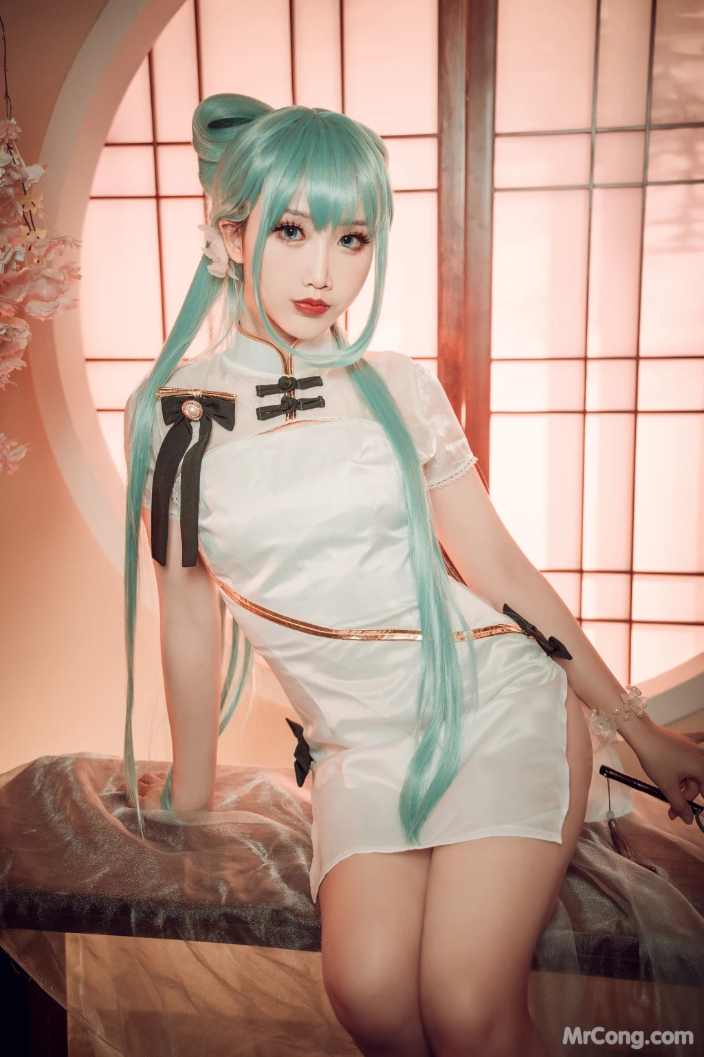 Coser@面饼仙儿 No.096_ 初音旗袍