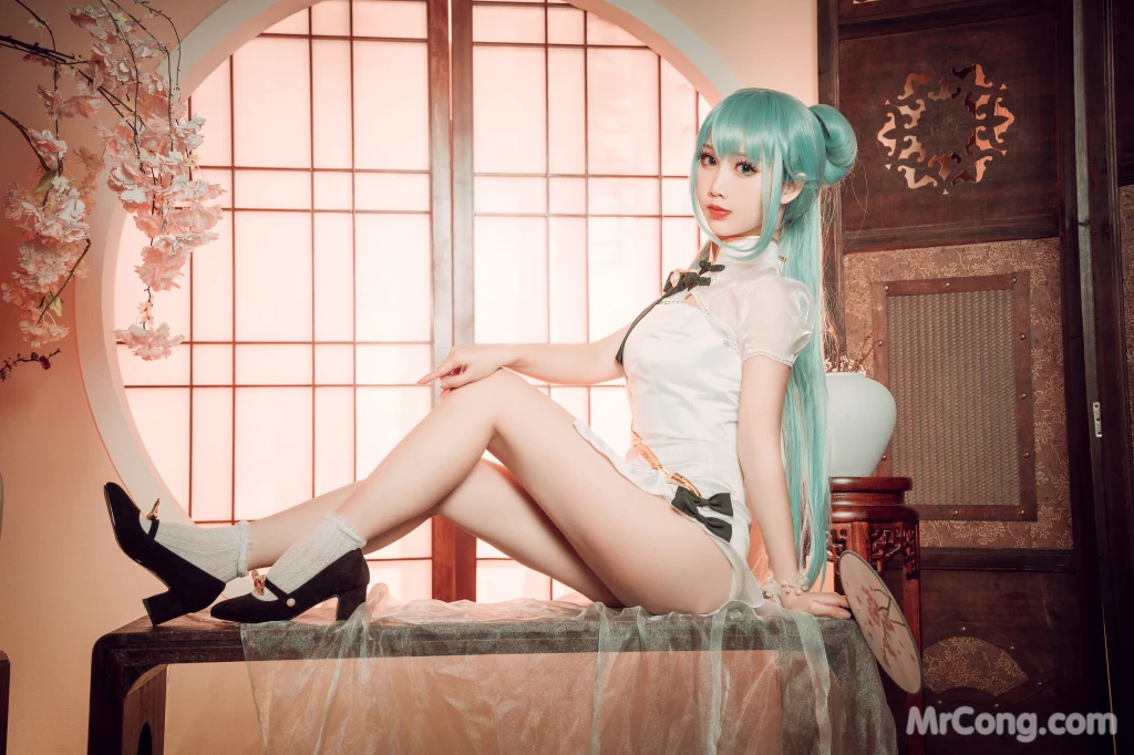 Coser@面饼仙儿 No.096_ 初音旗袍