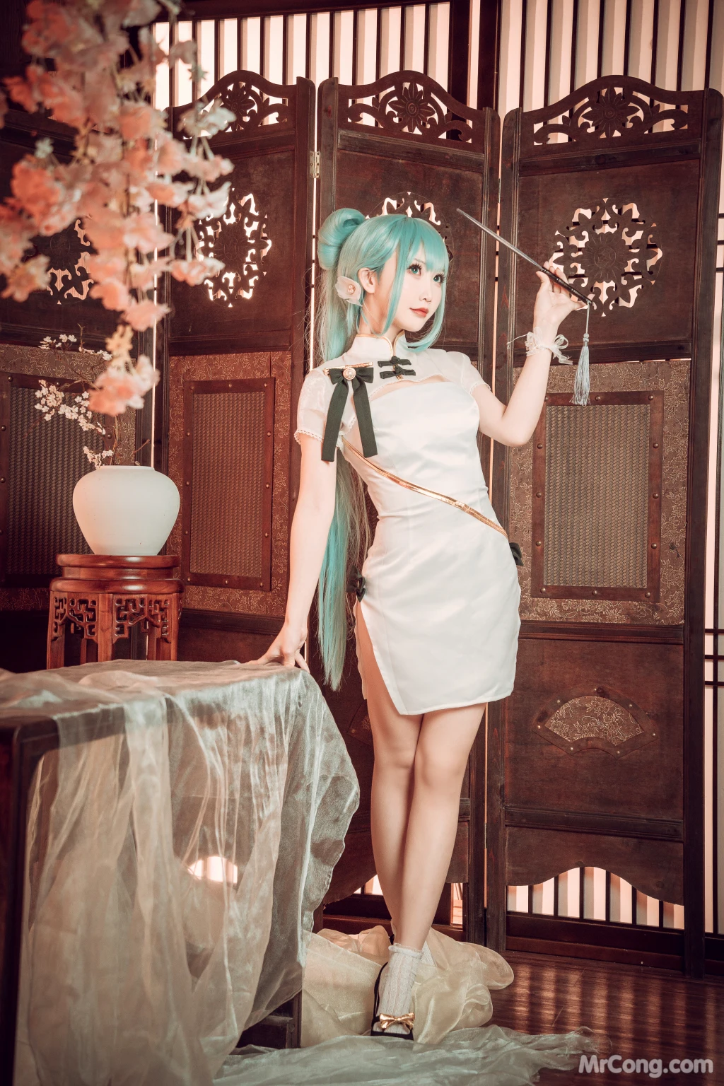 Coser@面饼仙儿 No.096_ 初音旗袍