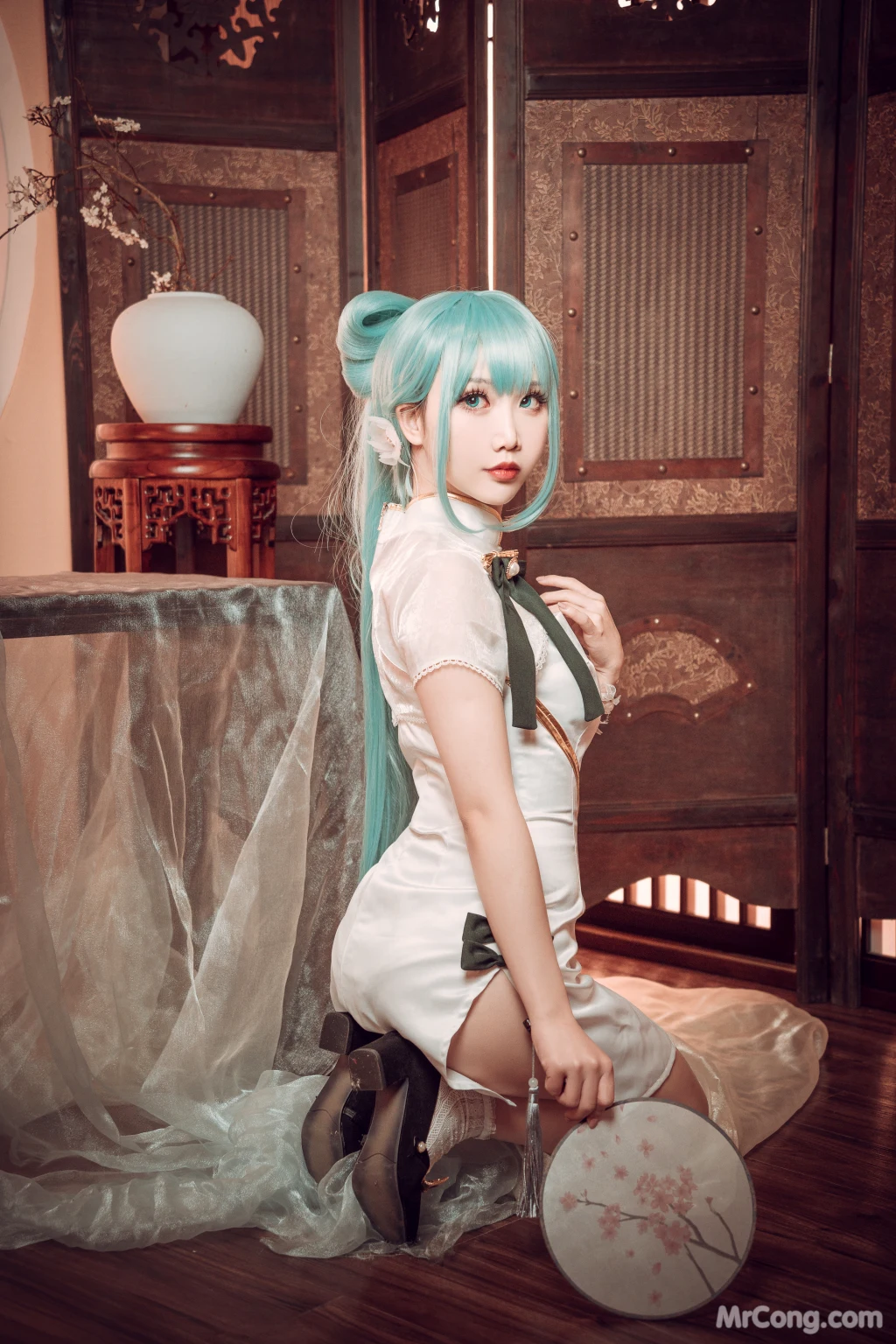 Coser@面饼仙儿 No.096_ 初音旗袍