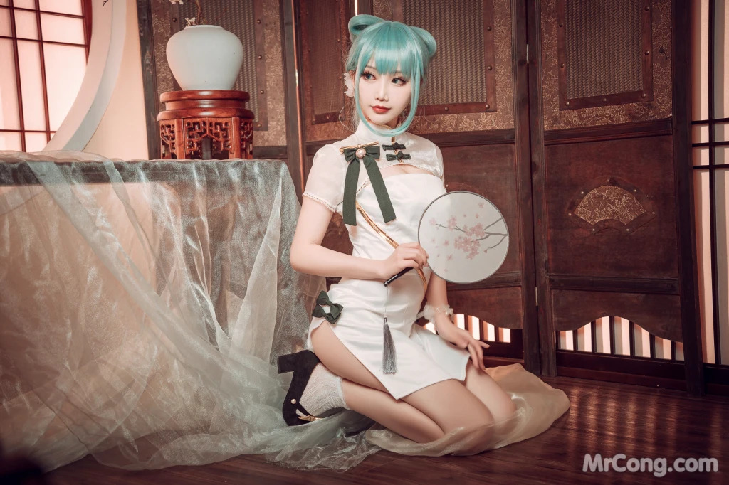 Coser@面饼仙儿 No.096_ 初音旗袍