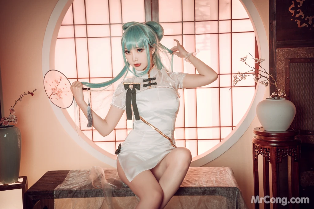 Coser@面饼仙儿 No.096_ 初音旗袍