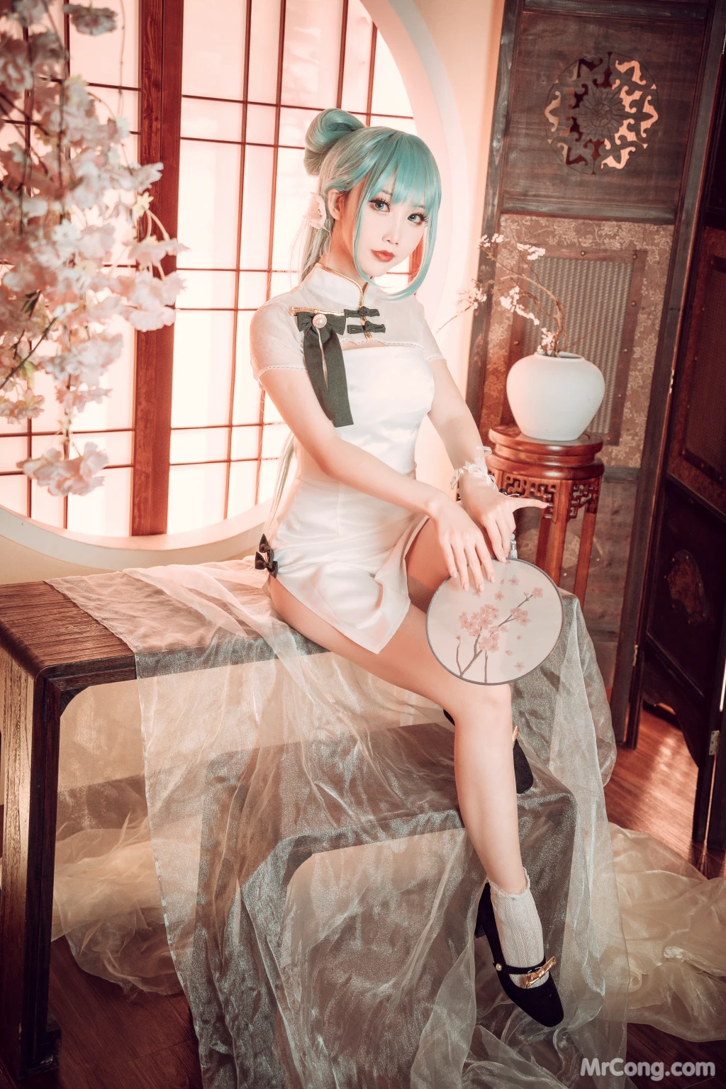 Coser@面饼仙儿 No.096_ 初音旗袍