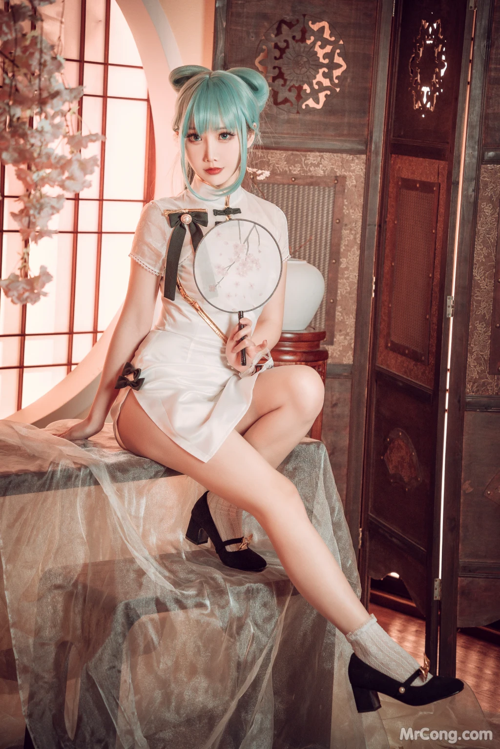 Coser@面饼仙儿 No.096_ 初音旗袍