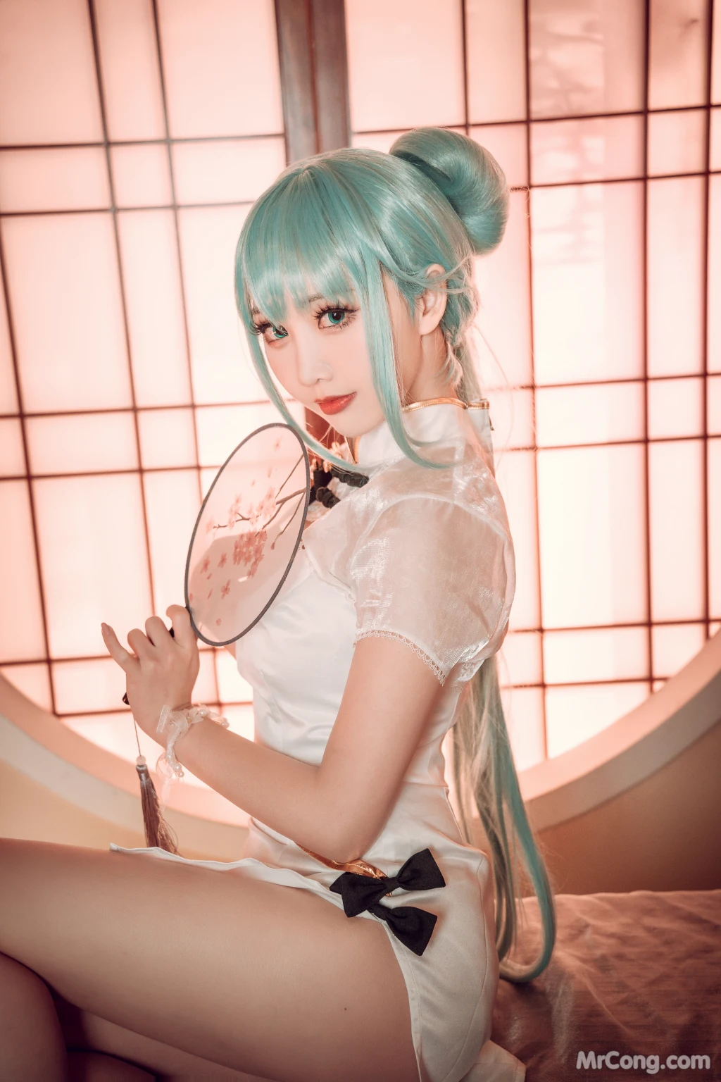 Coser@面饼仙儿 No.096_ 初音旗袍