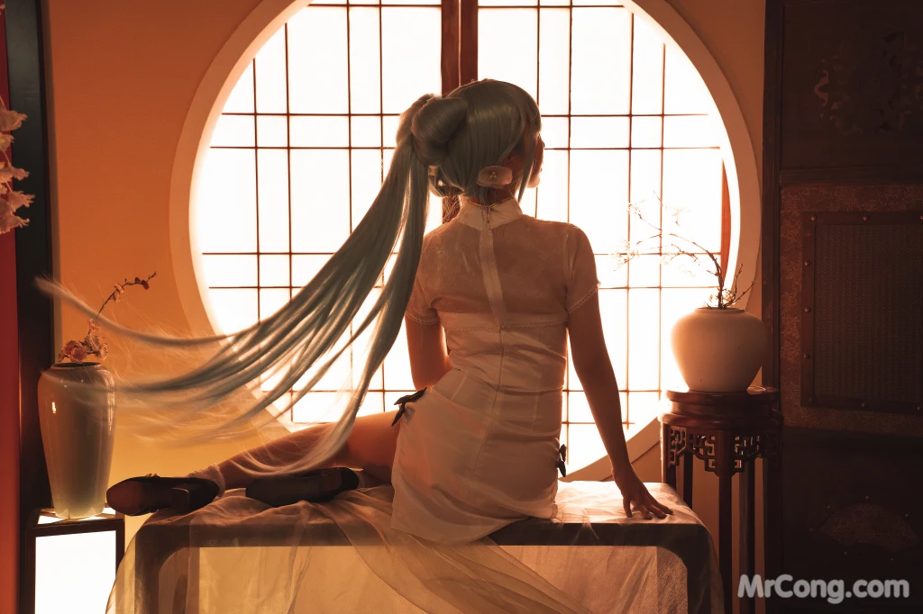 Coser@面饼仙儿 No.096_ 初音旗袍