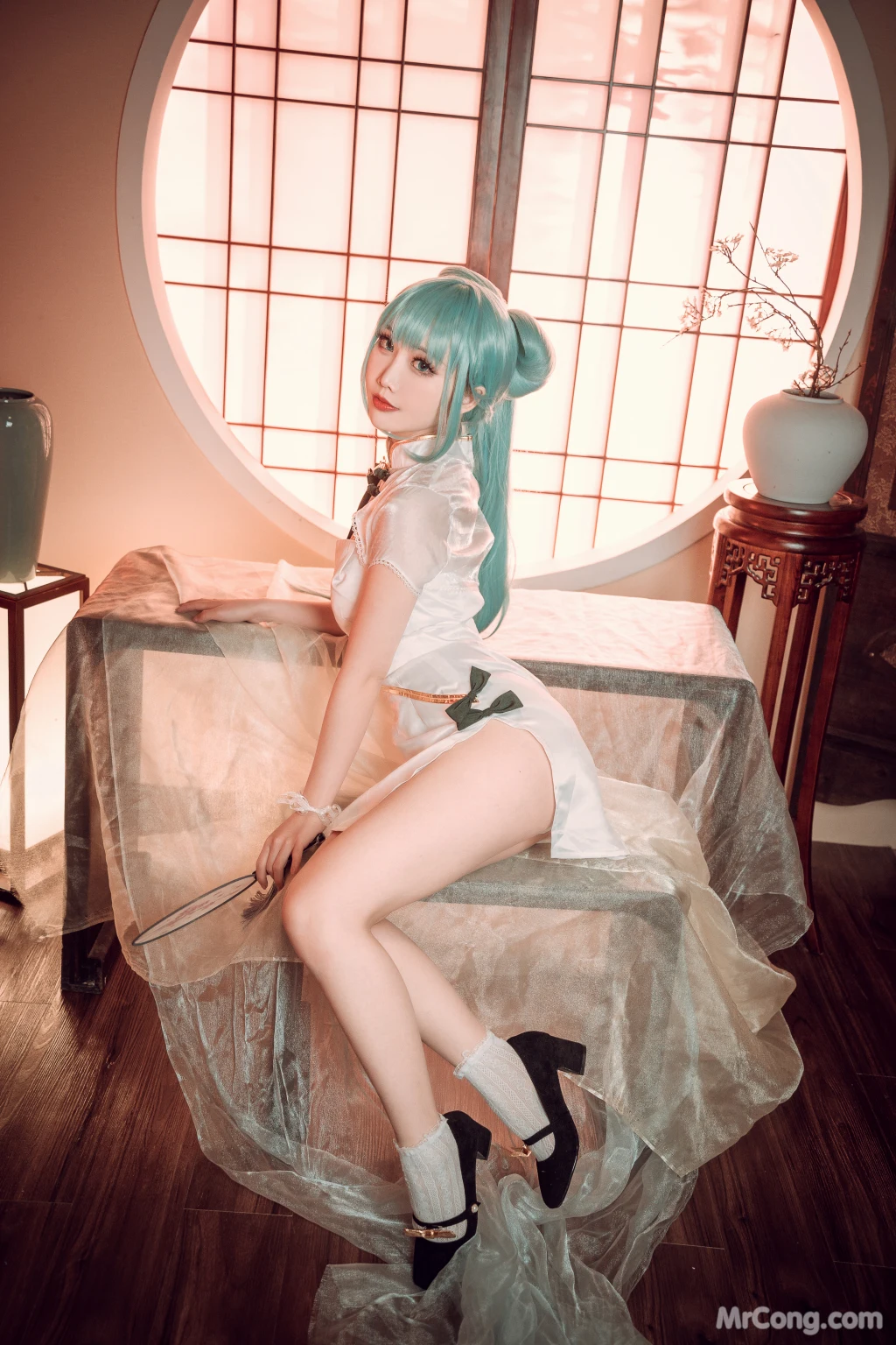 Coser@面饼仙儿 No.096_ 初音旗袍