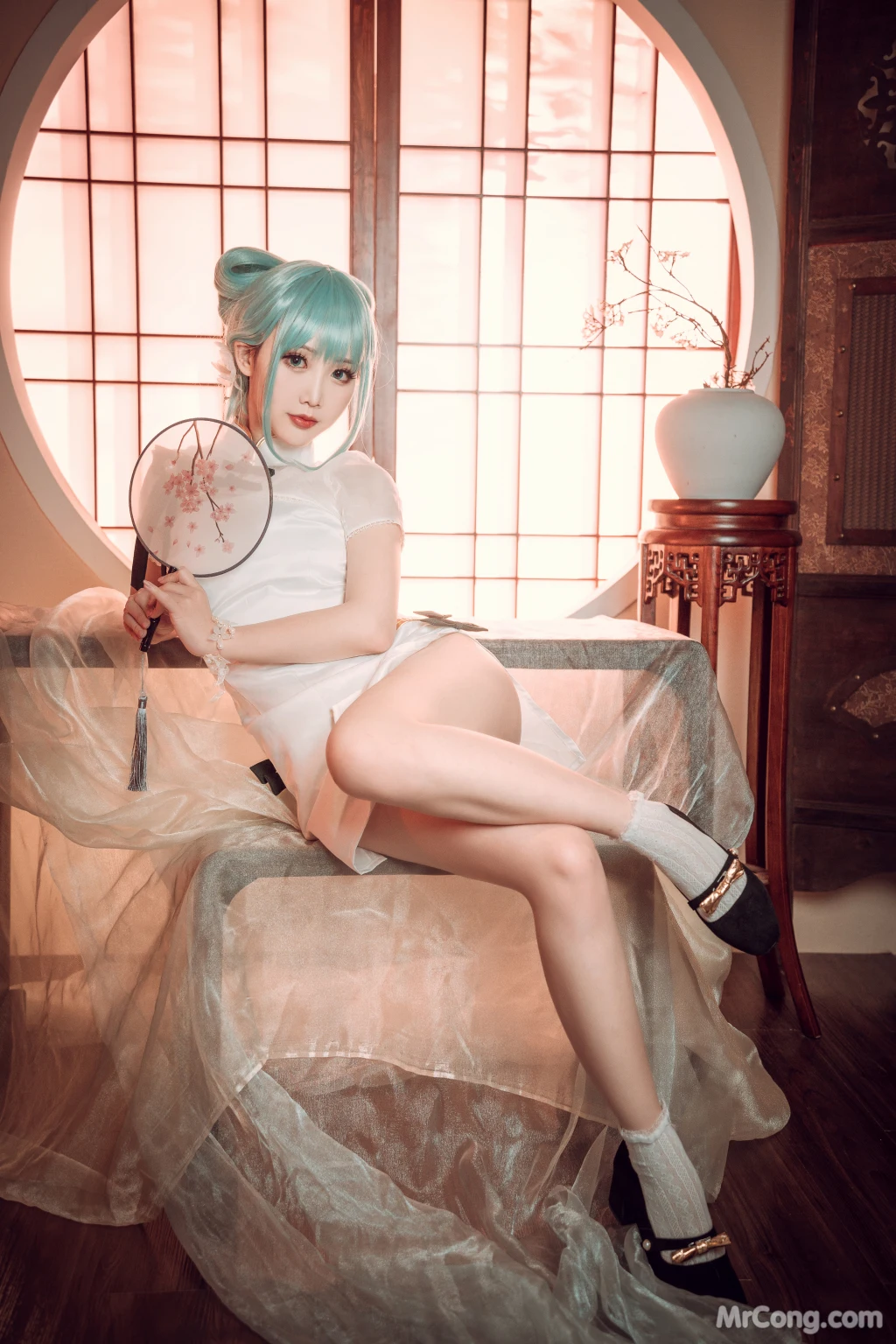 Coser@面饼仙儿 No.096_ 初音旗袍