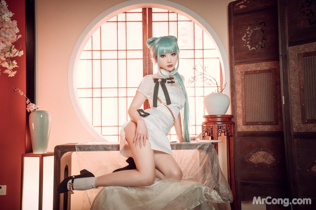 Coser@面饼仙儿 No.096_ 初音旗袍