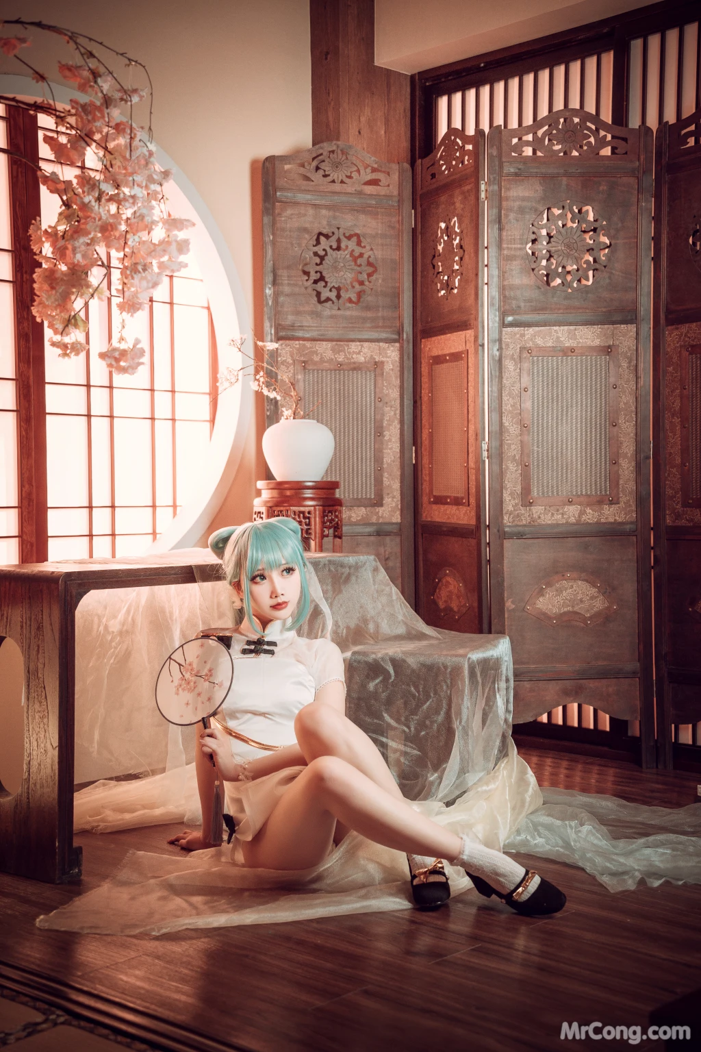 Coser@面饼仙儿 No.096_ 初音旗袍