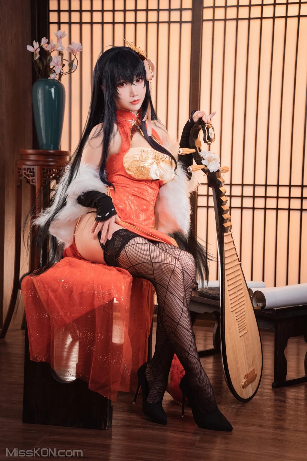 Coser@面饼仙儿 No.098_ 大凤旗袍