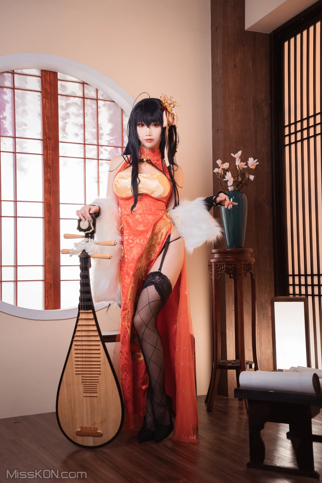 Coser@面饼仙儿 No.098_ 大凤旗袍