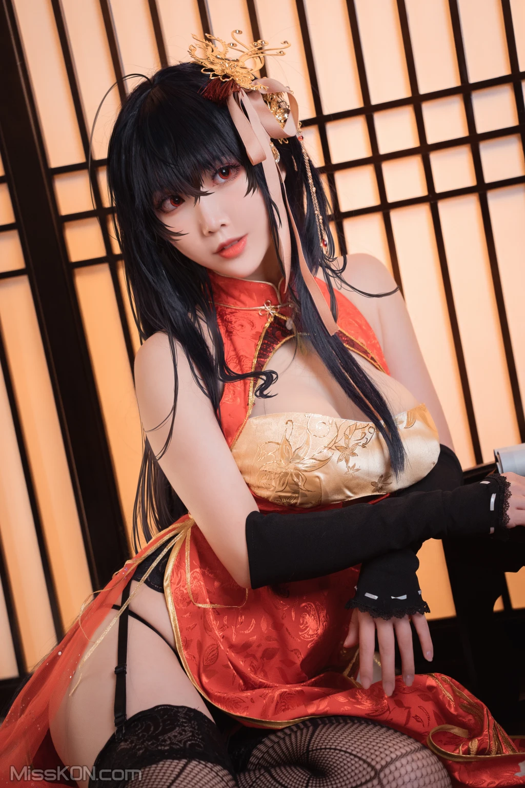 Coser@面饼仙儿 No.098_ 大凤旗袍