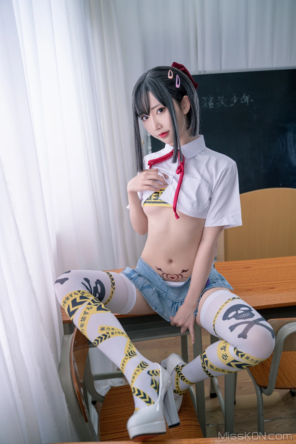 Coser@面饼仙儿 No.100_ 短校服胶带