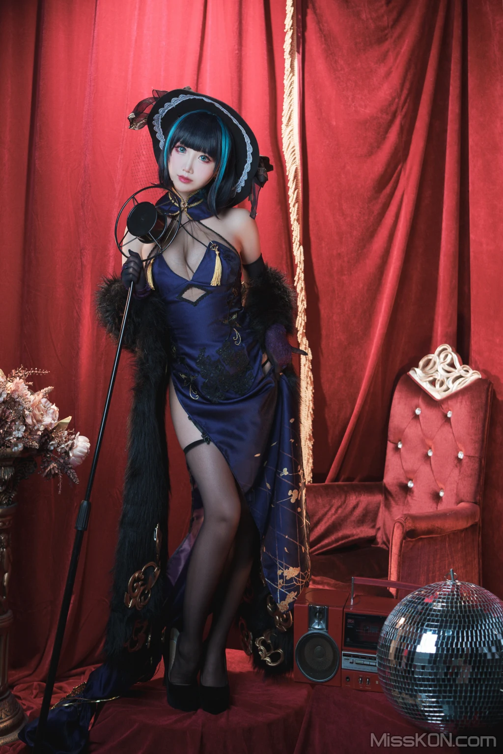 Coser@面饼仙儿 No.108_ 柴郡旗袍