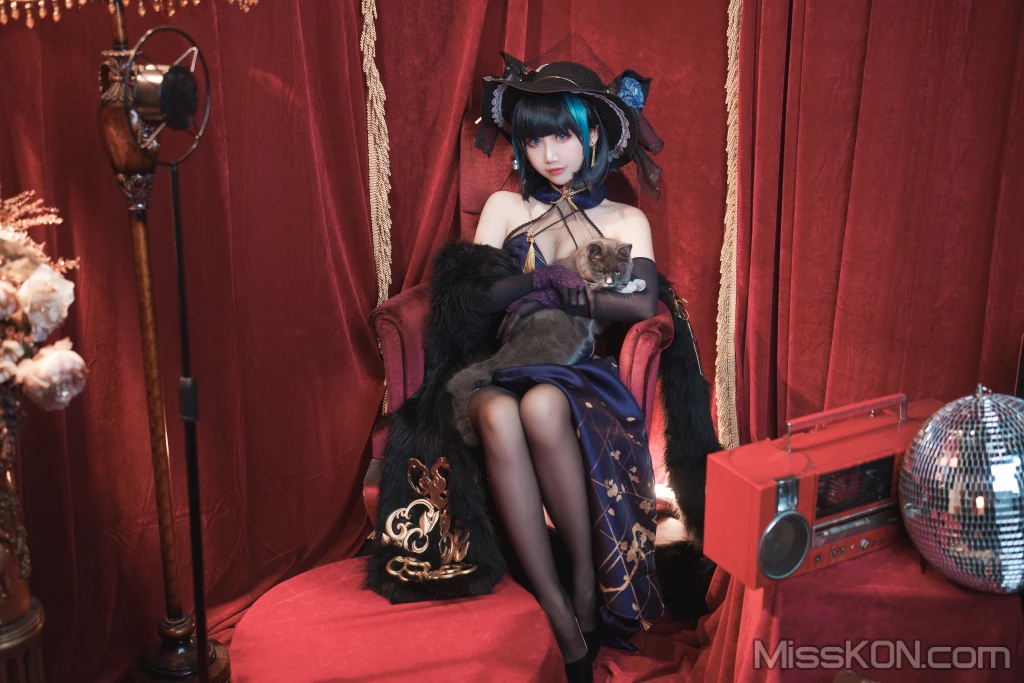 Coser@面饼仙儿 No.108_ 柴郡旗袍