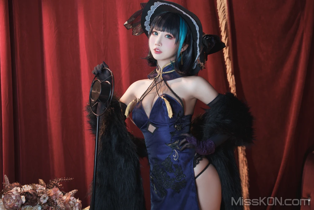 Coser@面饼仙儿 No.108_ 柴郡旗袍