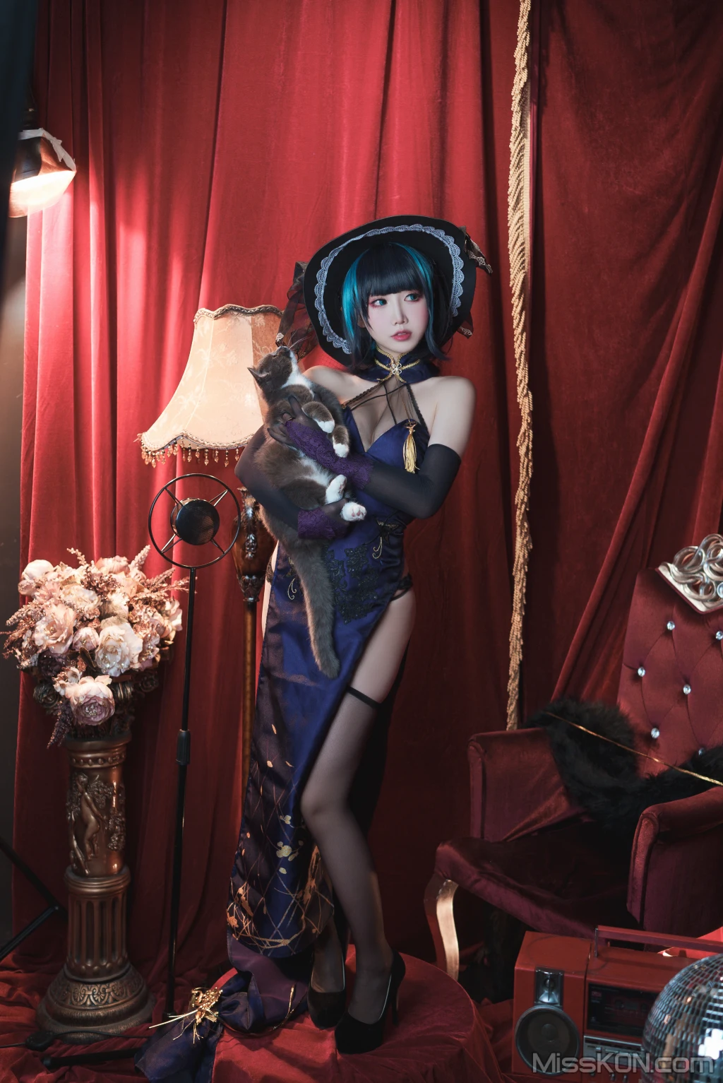 Coser@面饼仙儿 No.108_ 柴郡旗袍