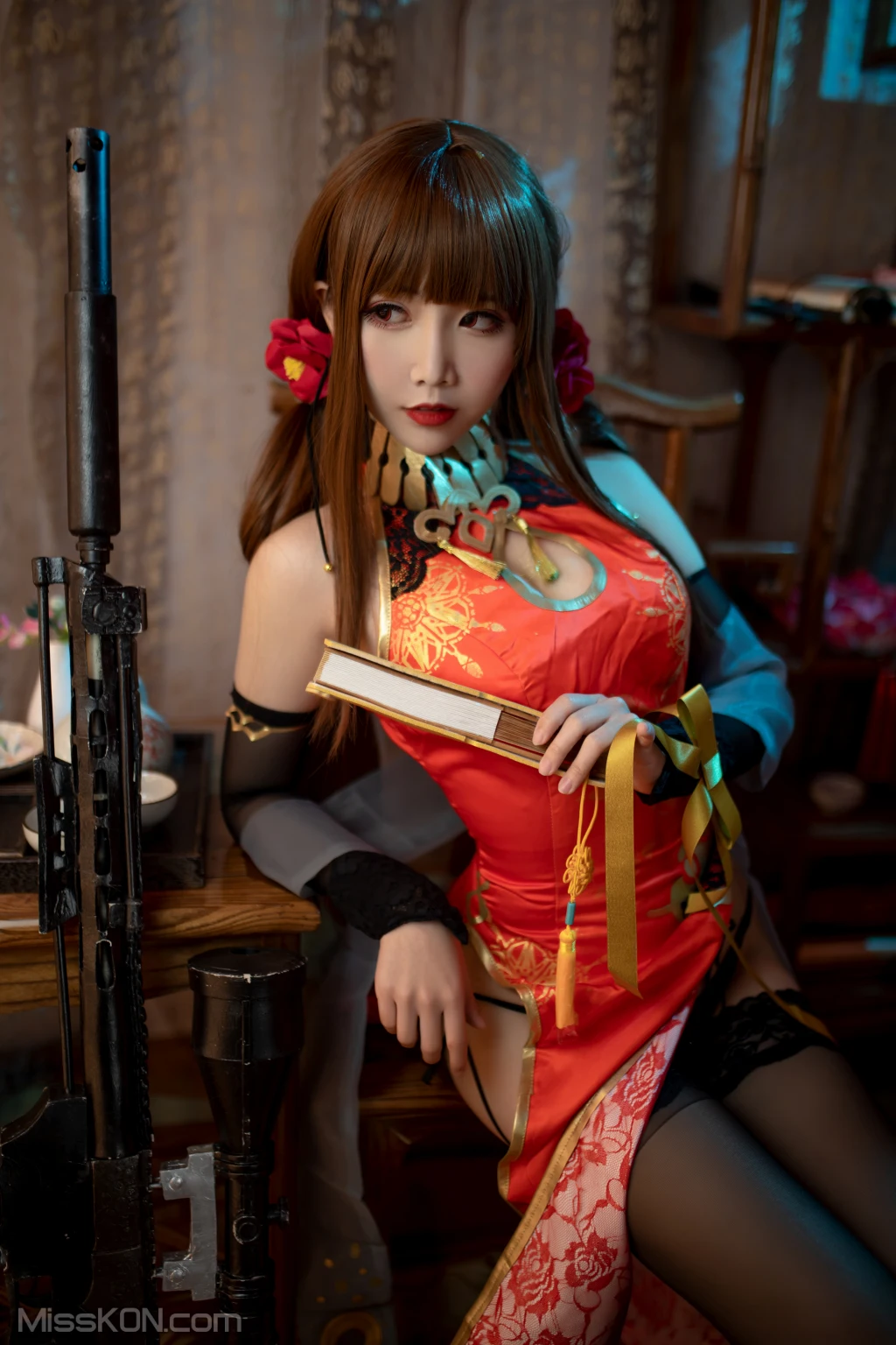 Coser@面饼仙儿 No.115_ DSR50 红牡丹