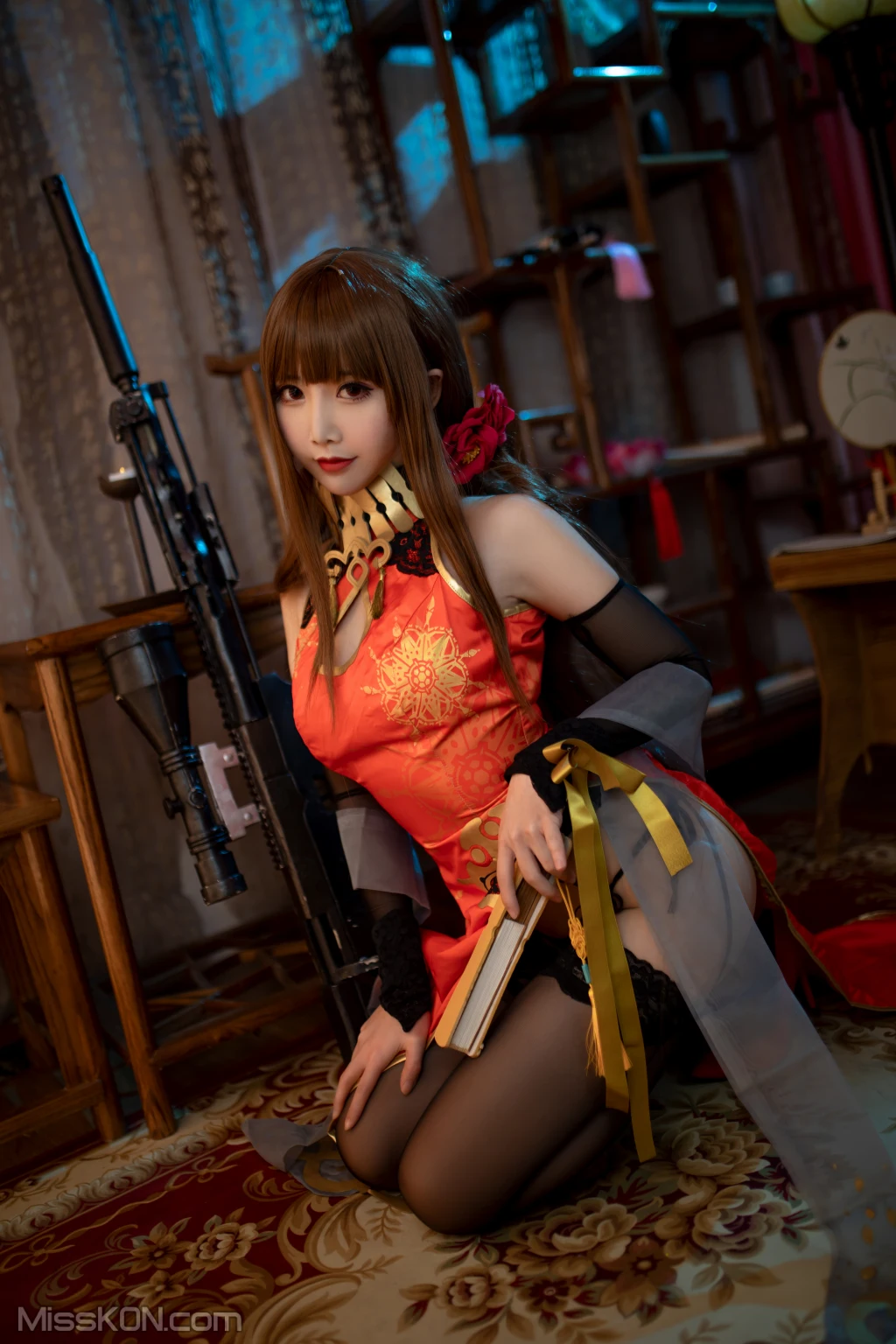 Coser@面饼仙儿 No.115_ DSR50 红牡丹