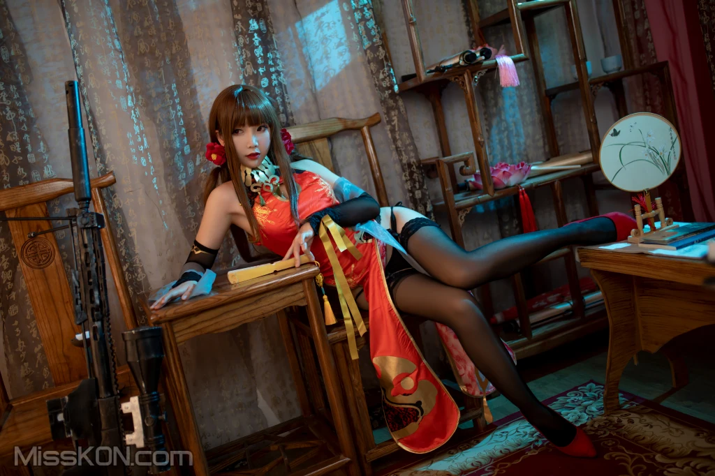 Coser@面饼仙儿 No.115_ DSR50 红牡丹