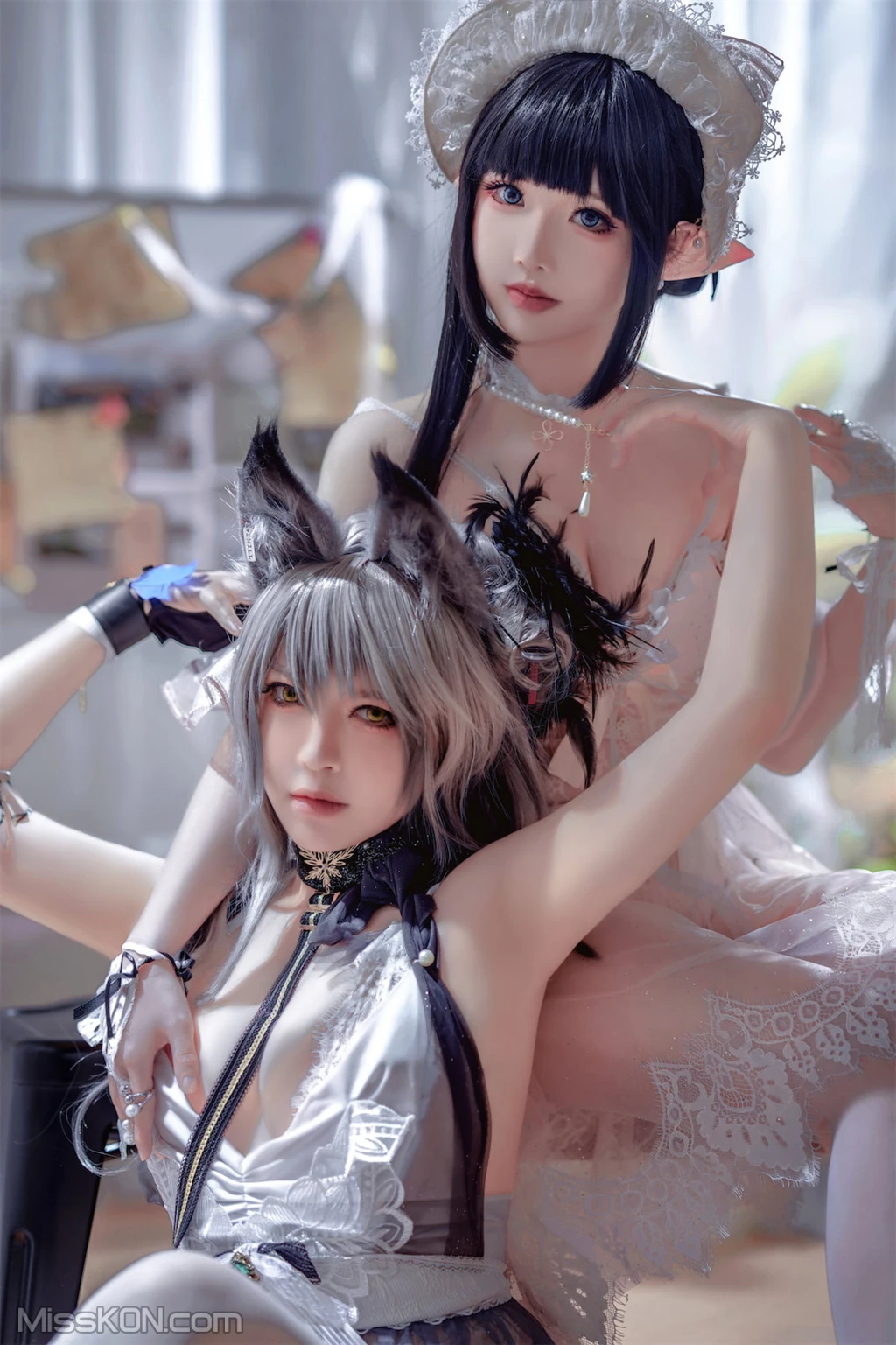 Coser@面饼仙儿 No.120_ &半半子-明日方舟-黑 x 森蚺