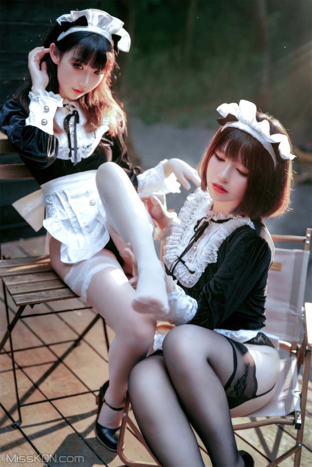 Coser@面饼仙儿 No.136_ &半半子 – Maid姉妹