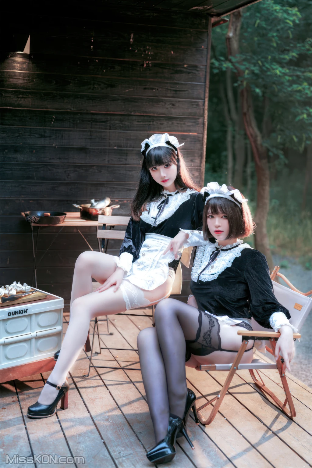 Coser@面饼仙儿 No.136_ &半半子 – Maid姉妹