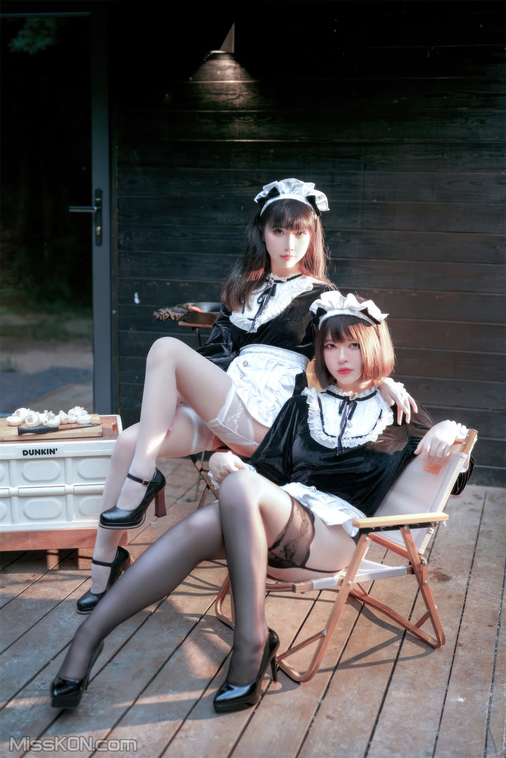 Coser@面饼仙儿 No.136_ &半半子 – Maid姉妹