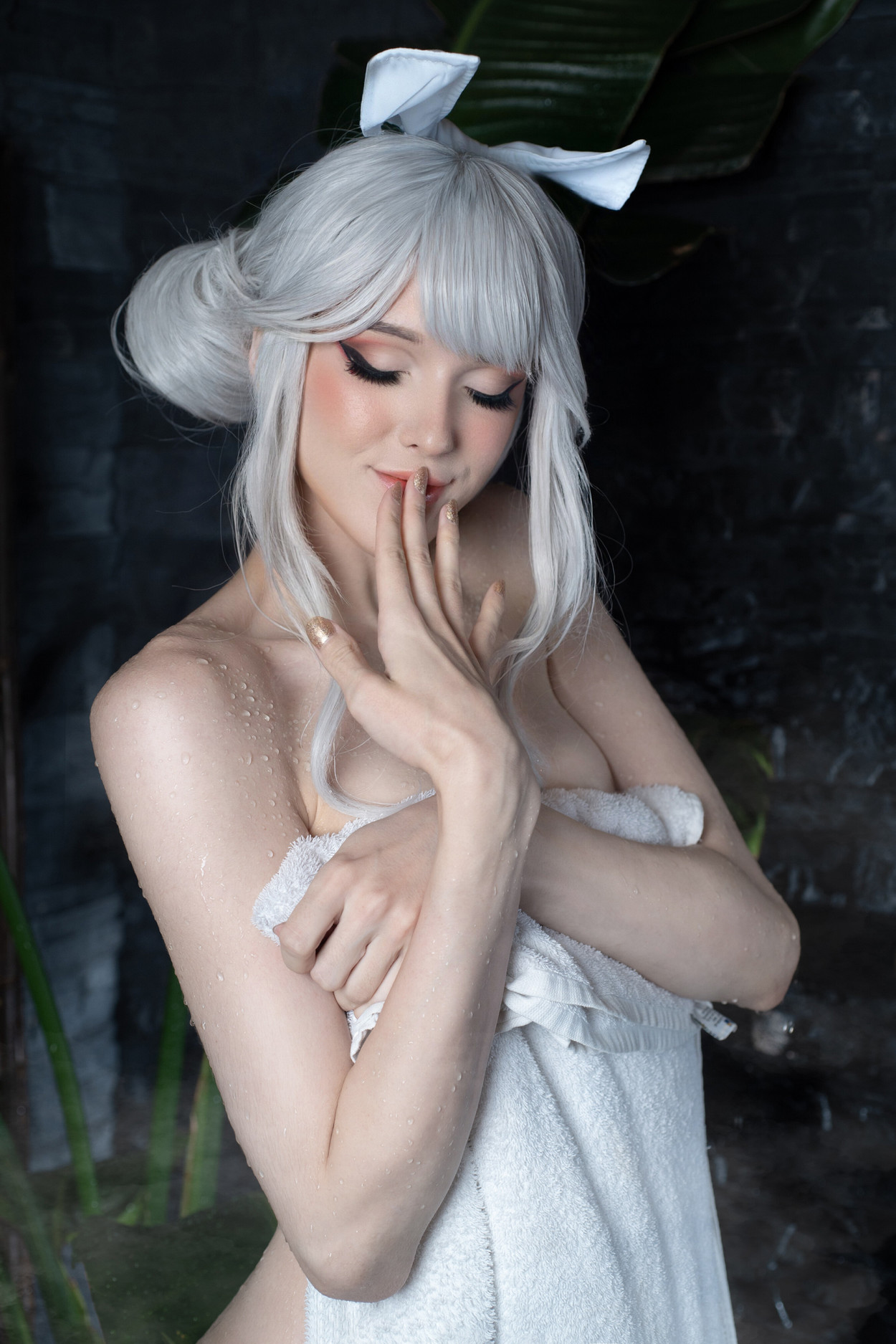 Cosplay Candy_Ball Blanc White Rabbit NIKKE