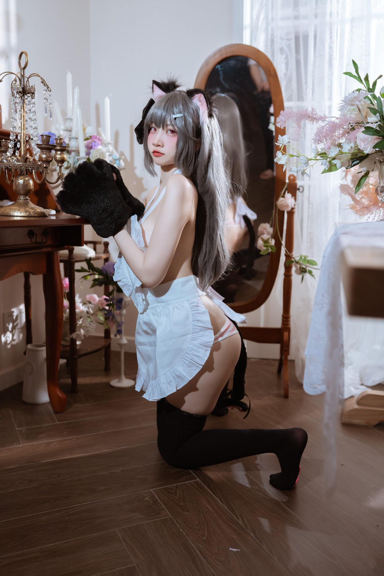 Cosplay 二佐Nisa 碧蓝水星纪念围裙