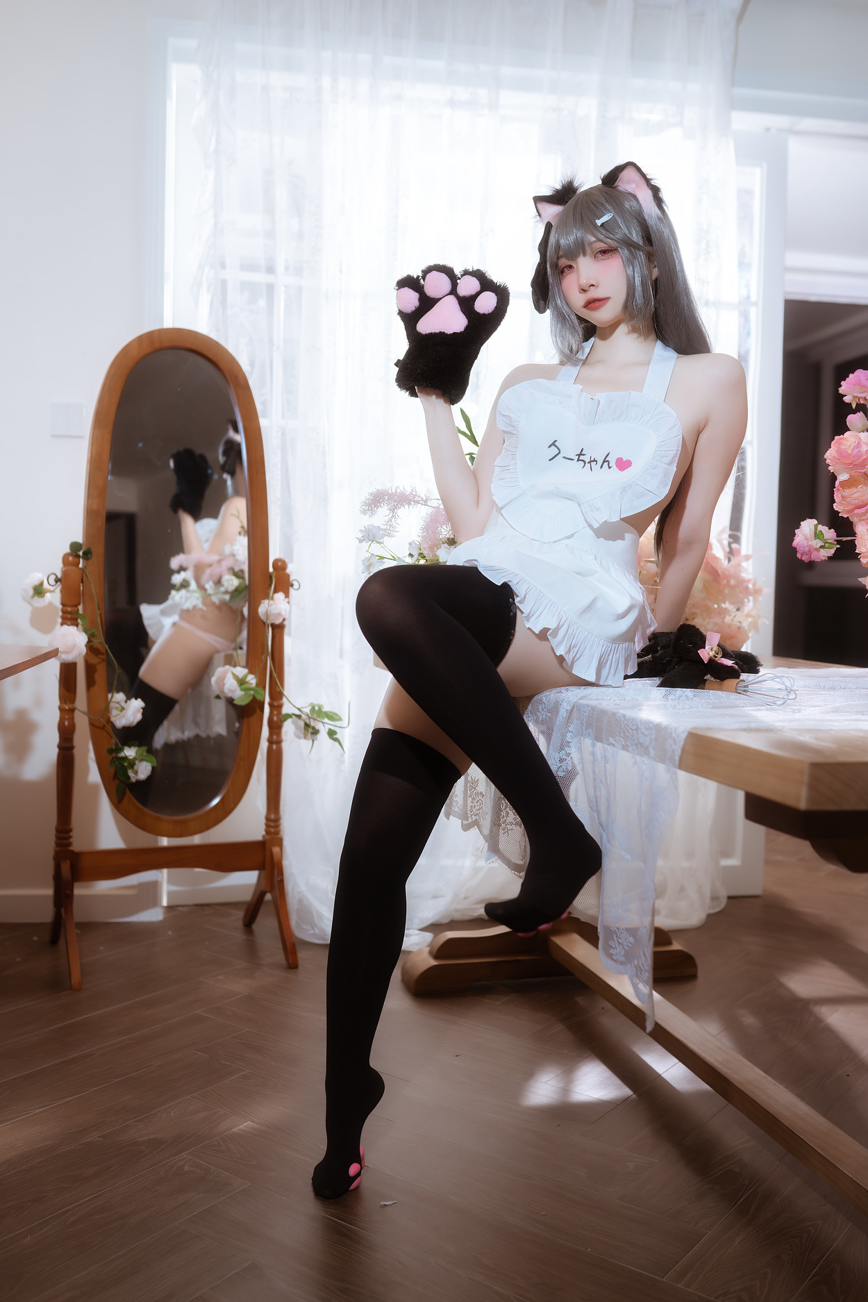 Cosplay 二佐Nisa 碧蓝水星纪念围裙