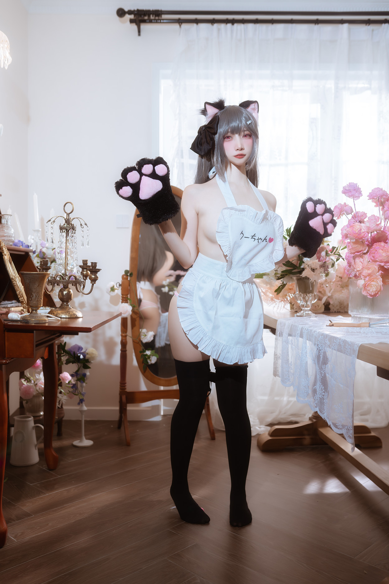 Cosplay 二佐Nisa 碧蓝水星纪念围裙