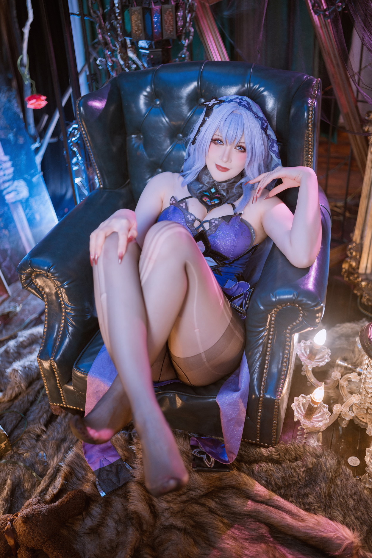 Cosplay 兔胖胖 黑天鹅