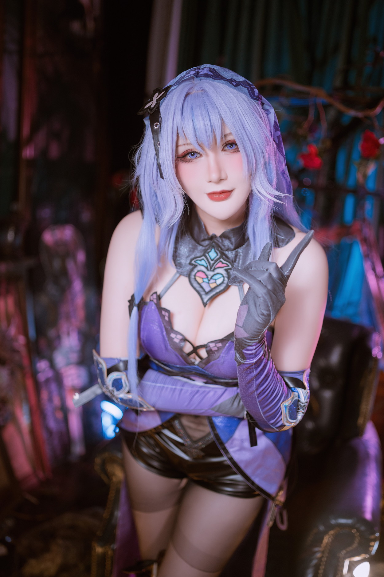 Cosplay 兔胖胖 黑天鹅