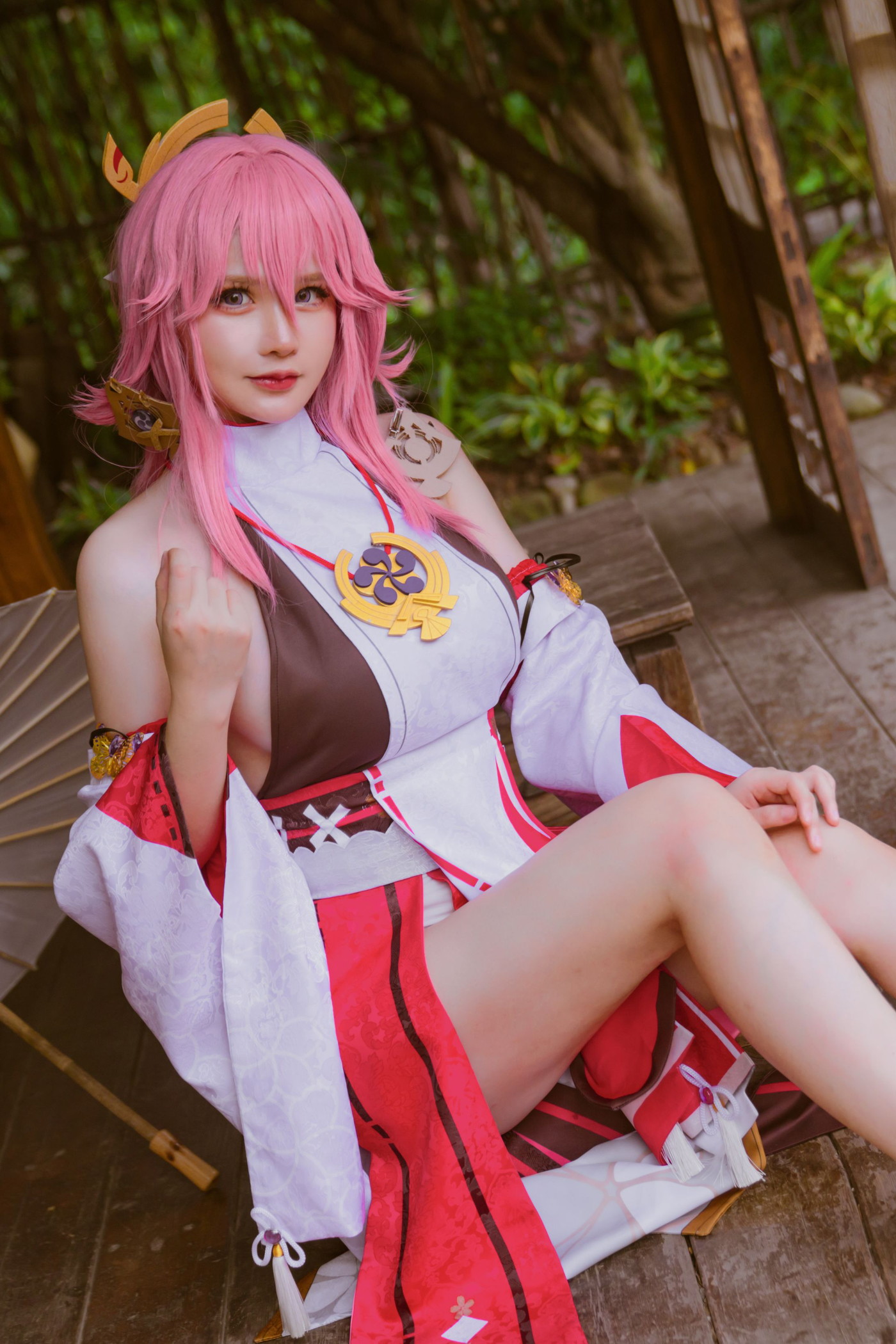 Cosplay 前羽_rr 原神 八重神子