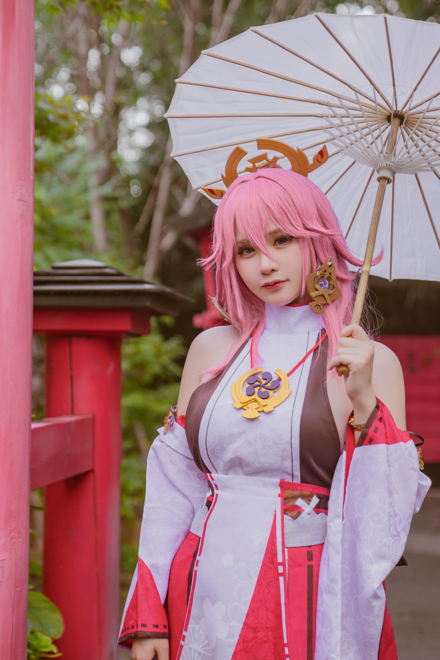 Cosplay 前羽_rr 原神 八重神子