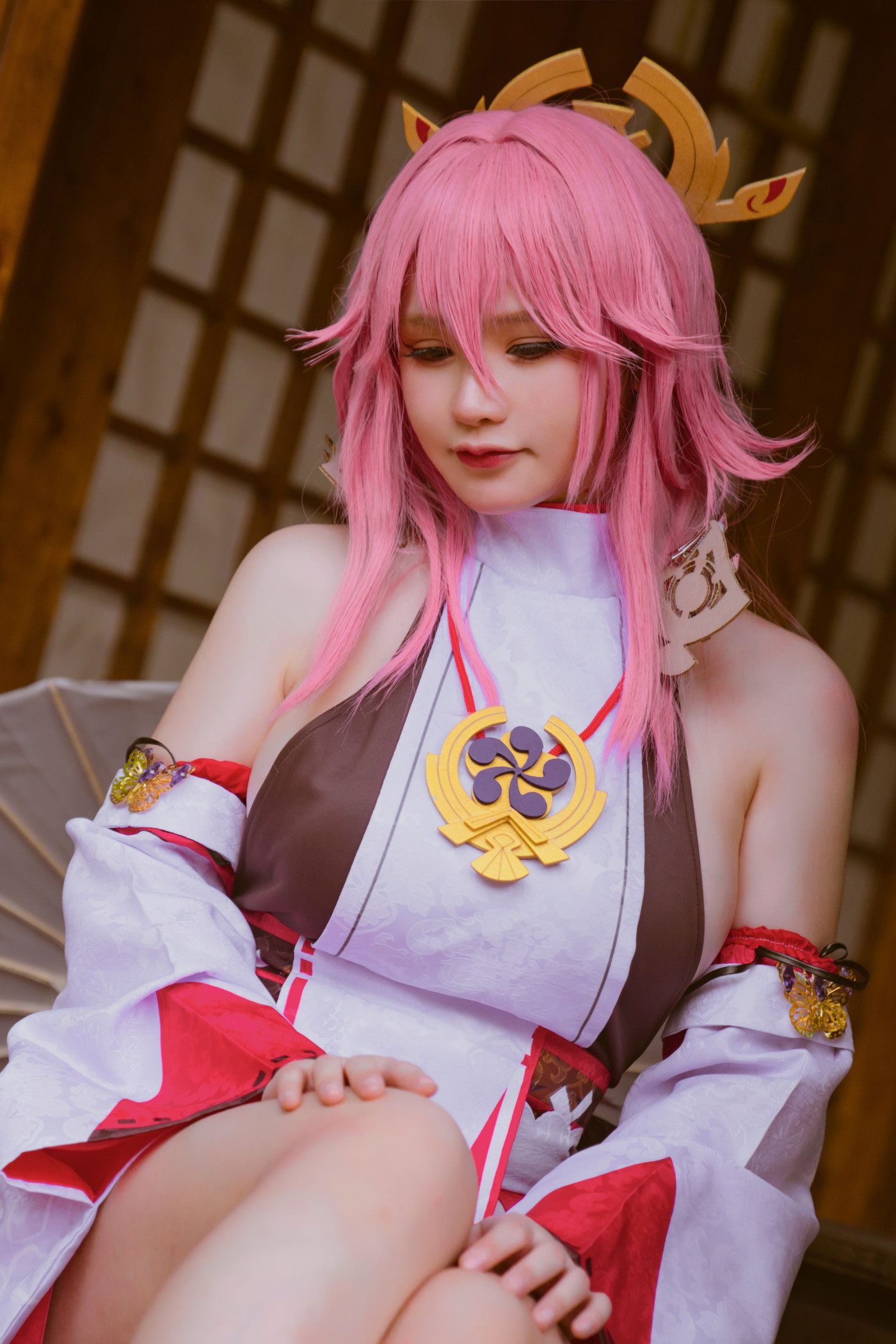 Cosplay 前羽_rr 原神 八重神子