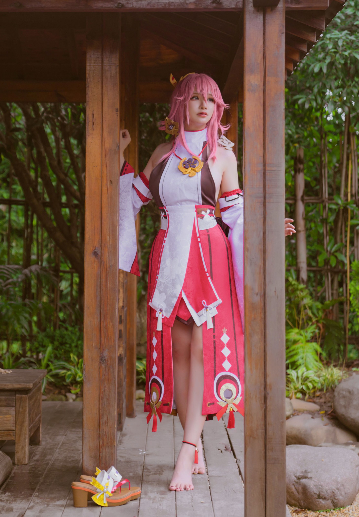 Cosplay 前羽_rr 原神 八重神子